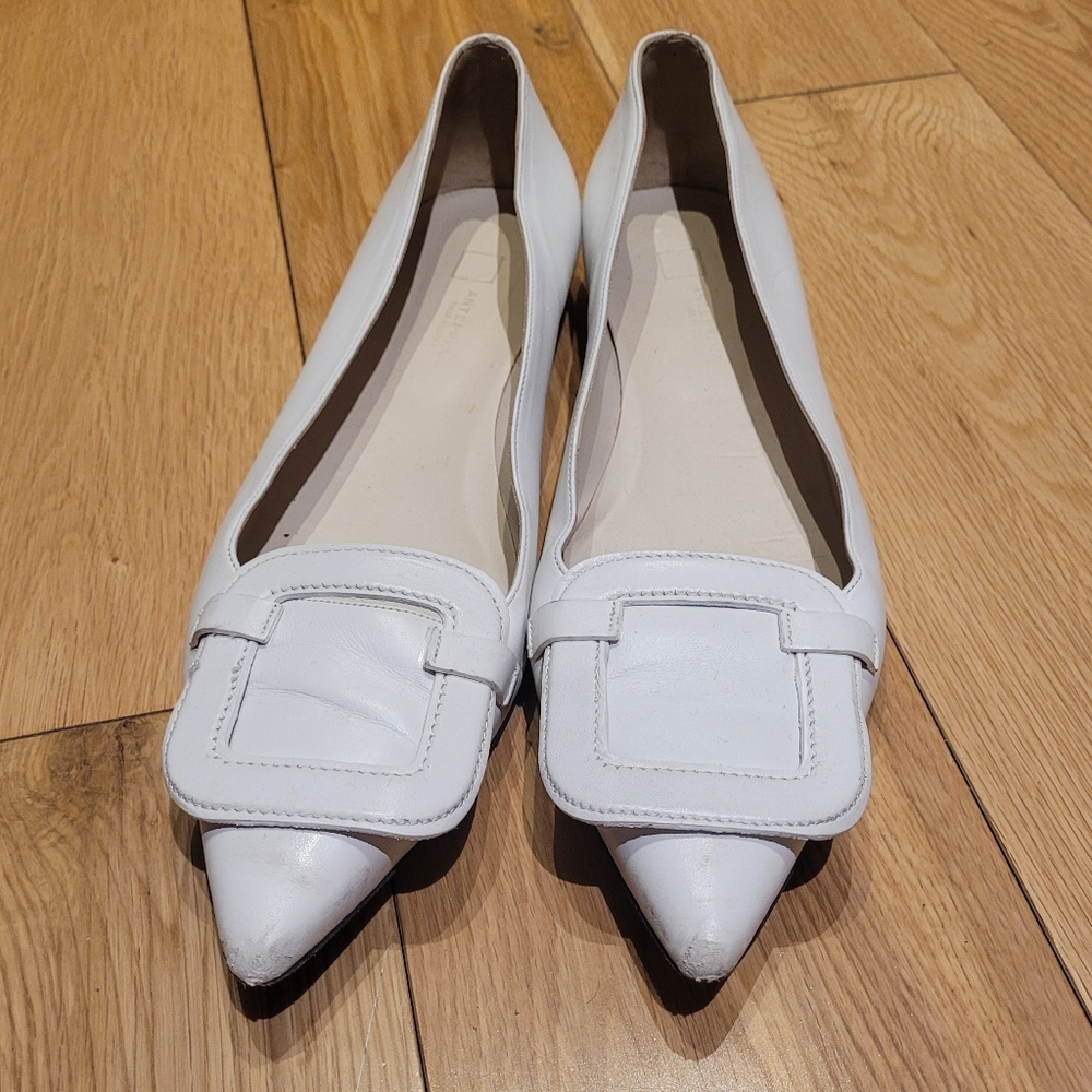 Anteprima white flats sz39.5